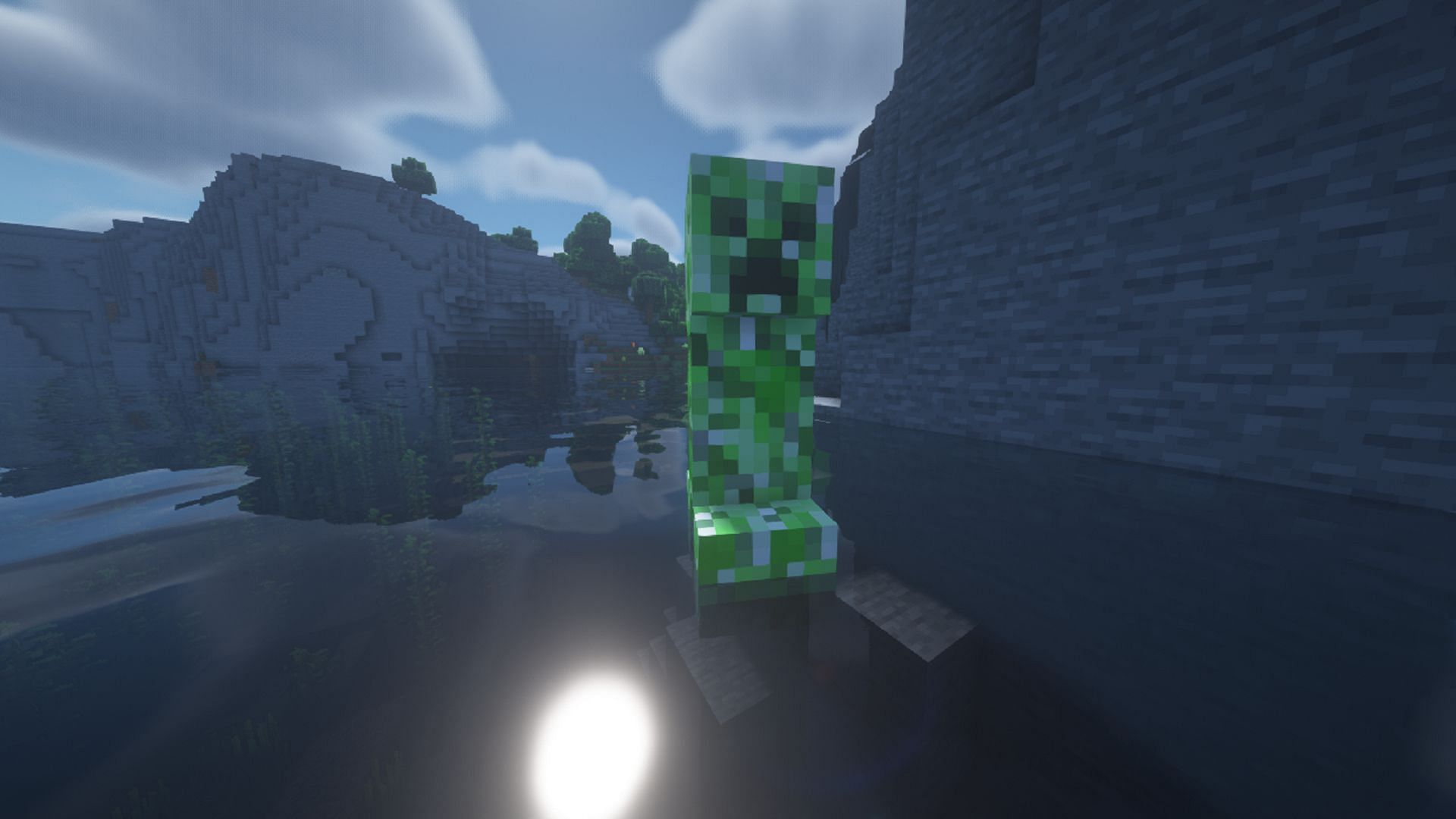 No in-game mob screams "Minecraft" like the creeper does (Image via Mojang)